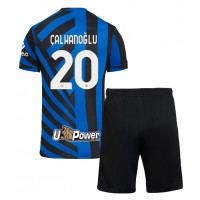 Inter Milan Hakan Calhanoglu #20 Fußballbekleidung Heimtrikot Kinder 2024-25 Kurzarm (+ kurze hosen)